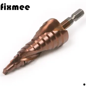 Fixmee 1pc 6-24MM HSS-Co Spiral Groove Hex Shank Step Drill Bits Cut Cutter Tool Kit
Fixmee 1pc 6-24MM HSS-Co Spiral Groove Hex Shank Step Drill Bits Cut Cutter Tool Kit