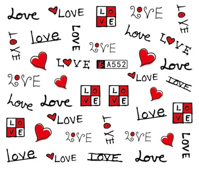 Nail sticker art decoration love heart letter slider adhesive Water Transfer decals manicure lacquer art accessoires polish foil
Nail sticker art decoration love heart letter slider adhesive Water Transfer decals manicure lacquer art accessoires polish foil
