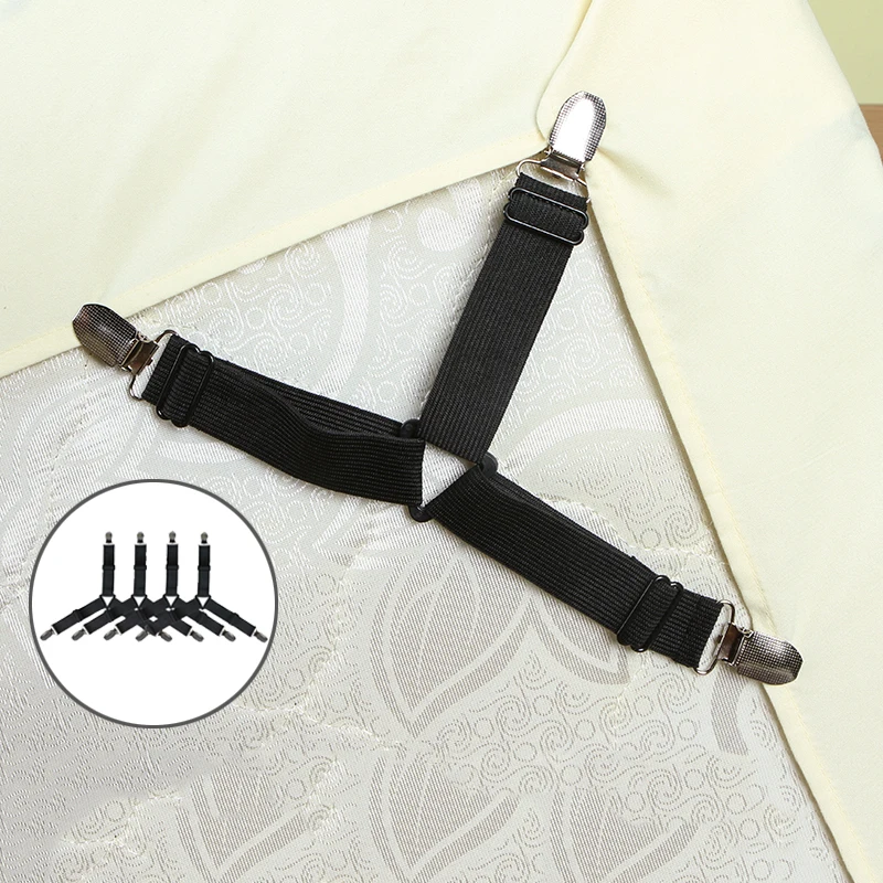 4Pcs/set Elastic Bed Sheet Grippers Clip Mattress Cover Blankets Mixed Clothes Holder Fasteners Slip-Resistant Belt Clips Gadget
4Pcs/set Elastic Bed Sheet Grippers Clip Mattress Cover Blankets Mixed Clothes Holder Fasteners Slip-Resistant Belt Clips Gadget