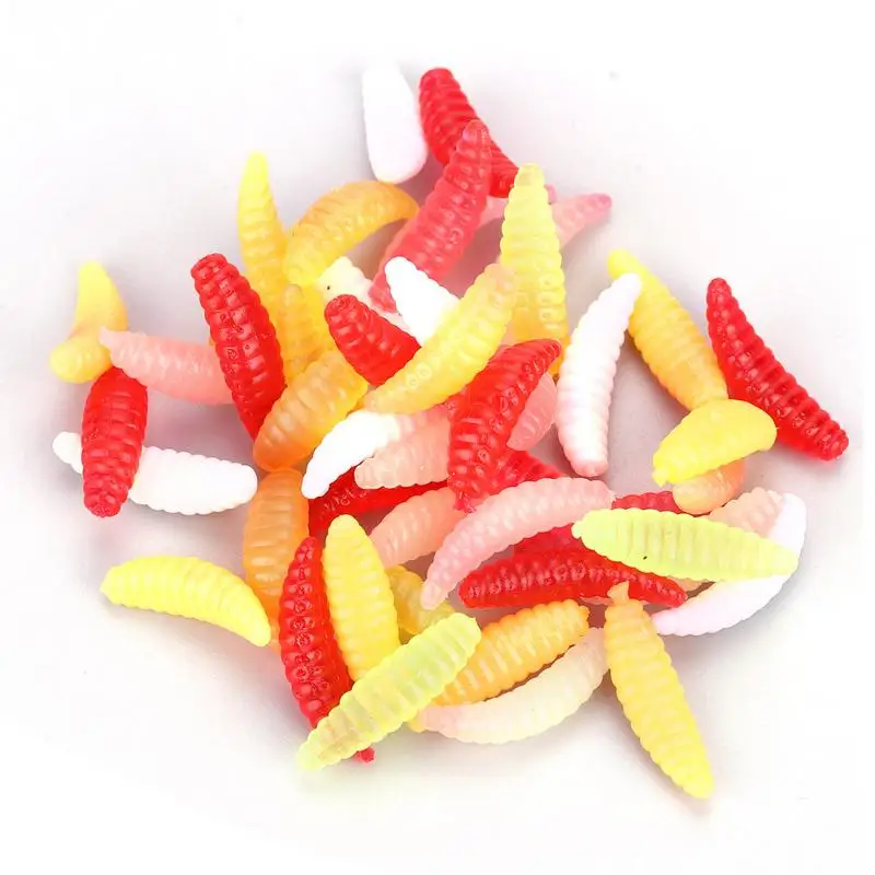 50/100/200pcs Soft Worm Fishing Lures Mini-size 2cm Worm Larva Fishing Lure Lifelike Artificial Soft Baits Fishing Tackle Tools
50/100/200pcs Soft Worm Fishing Lures Mini-size 2cm Worm Larva Fishing Lure Lifelike Artificial Soft Baits Fishing Tackle Tools