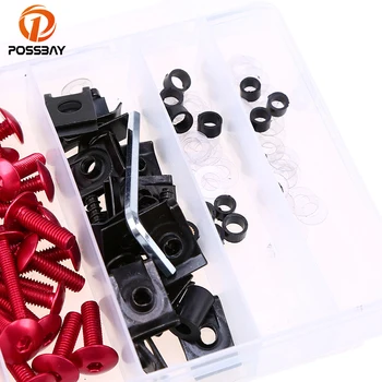 POSSBAY Set Motorcycle Sportbike Complete M5 M6 5mm 6mm Fairing Bolt Kit Body Fasteners Clip Fairing Bolt Screw Covers Cap Parts
POSSBAY Set Motorcycle Sportbike Complete M5 M6 5mm 6mm Fairing Bolt Kit Body Fasteners Clip Fairing Bolt Screw Covers Cap Parts