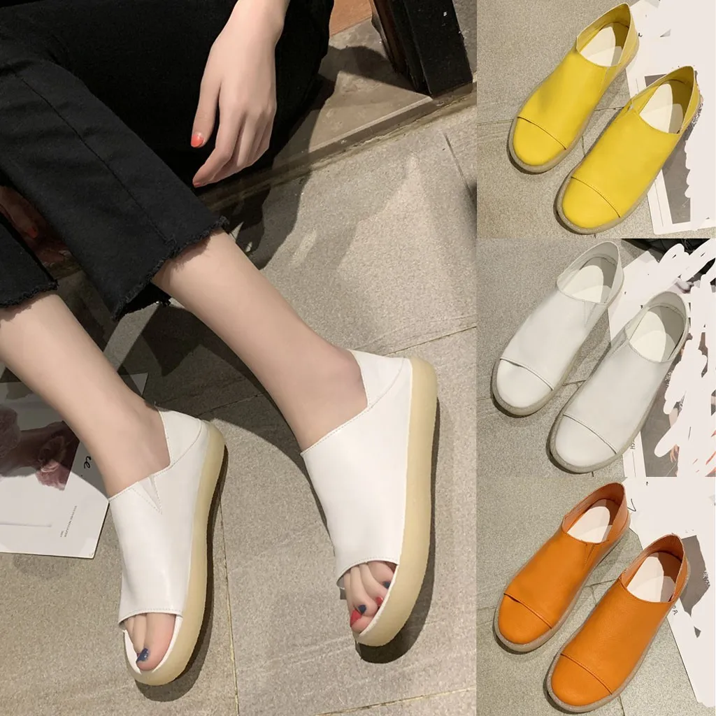 Summer sandalias mujer 2019 Women Summer Open Toe Two Wear Platform Peas Shoes Casual Shoes Single Shoes zapatos de mujer %50
Summer sandalias mujer 2019 Women Summer Open Toe Two Wear Platform Peas Shoes Casual Shoes Single Shoes zapatos de mujer %50