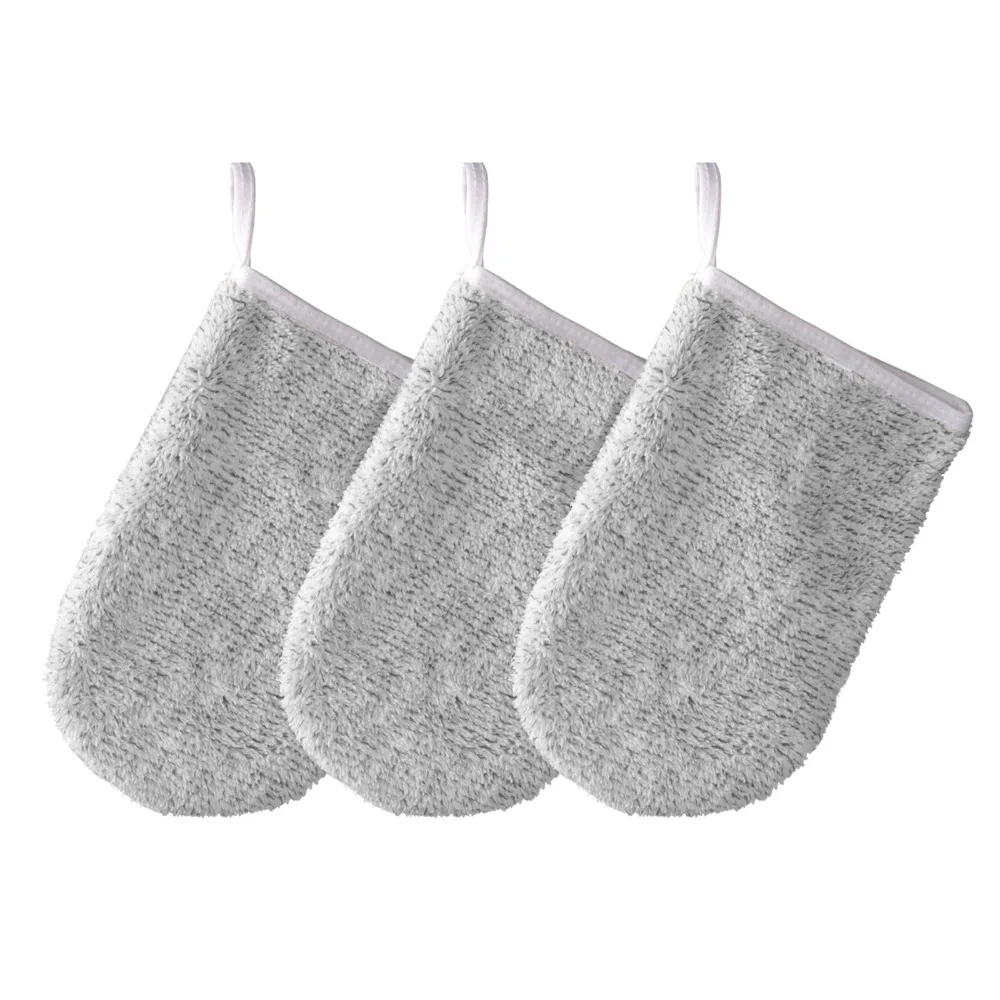 Sinland Bamboo Fiber Oil Free Reusable Makeup Remover Cloth Glove Tool Beauty Facial Cleansing Cloth Pads 13cmx20cm 3-Pack
Sinland Bamboo Fiber Oil Free Reusable Makeup Remover Cloth Glove Tool Beauty Facial Cleansing Cloth Pads 13cmx20cm 3-Pack