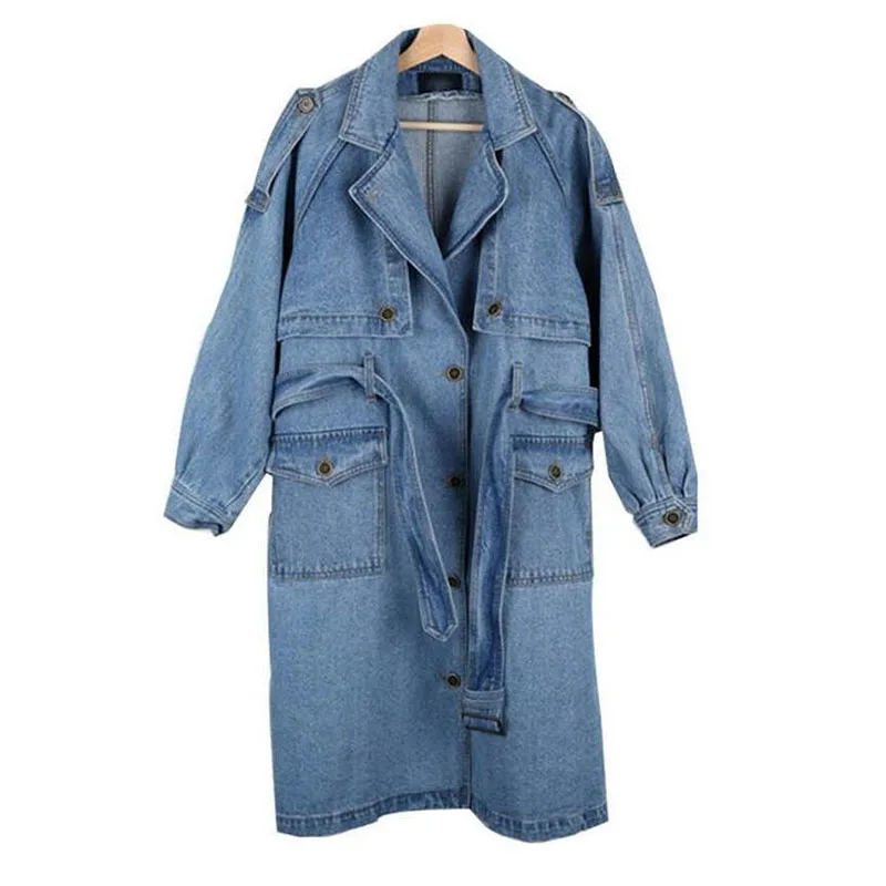 Cowboy Trench Coat Women Hooded Fashion 2019 Autumn Long Korean Casual Street Loose Oversize Duster Raincoat Outwear AA-117
Cowboy Trench Coat Women Hooded Fashion 2019 Autumn Long Korean Casual Street Loose Oversize Duster Raincoat Outwear AA-117
