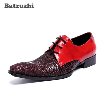 Luxury Italian Style Men Shoes Small Sqare Toe Men Dress Shoes Lace-up Genuine Leather Shoes Male Red Wedding Shoes Oxfords,US12
Luxury Italian Style Men Shoes Small Sqare Toe Men Dress Shoes Lace-up Genuine Leather Shoes Male Red Wedding Shoes Oxfords,US12