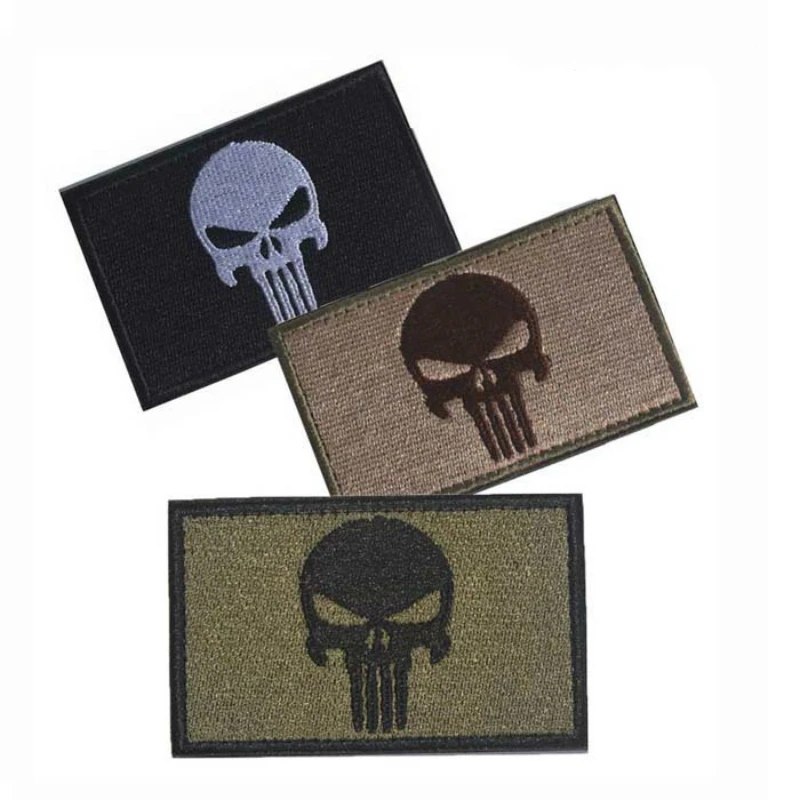 Skull Embroidery Patch Embroidered Patches Badge Military Tactical Clothing Backpack Badges Armband Sewing Applique Sticker
Skull Embroidery Patch Embroidered Patches Badge Military Tactical Clothing Backpack Badges Armband Sewing Applique Sticker
