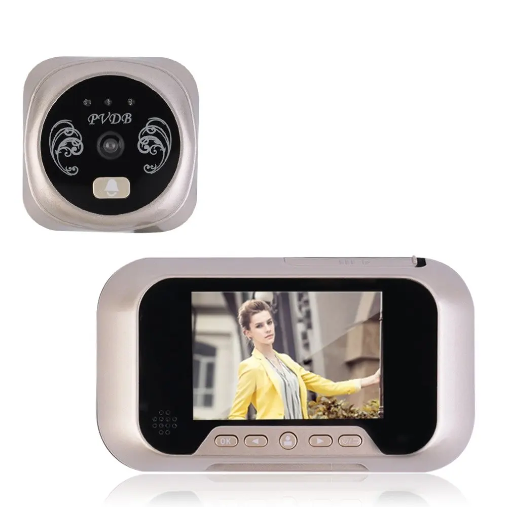 HBUDS LCD Digital Ring Monitor Door Peephole Viewer Camera Cam Pograph Doorbell Home Security Door Bell Eye Home Security
HBUDS LCD Digital Ring Monitor Door Peephole Viewer Camera Cam Pograph Doorbell Home Security Door Bell Eye Home Security
