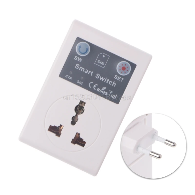 EU/UK 220V Phone RC Remote Wireless Control Smart Switch GSM Socket Power Plug D21 DropShipping
EU/UK 220V Phone RC Remote Wireless Control Smart Switch GSM Socket Power Plug D21 DropShipping