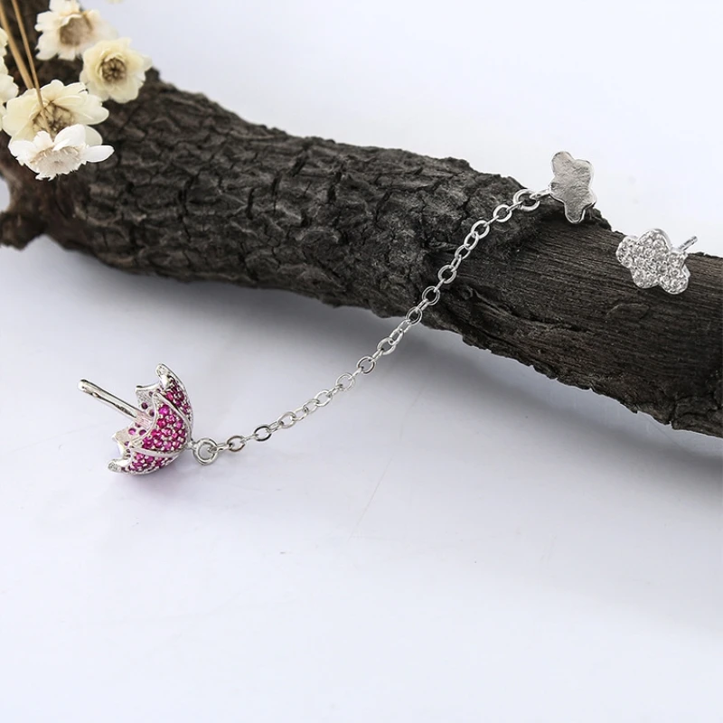 Korea Cute Cloud 925 Sterling Silver Temperament Creative Asymmetry Personality Fashion Female Dangle Earrings SEA240
Korea Cute Cloud 925 Sterling Silver Temperament Creative Asymmetry Personality Fashion Female Dangle Earrings SEA240