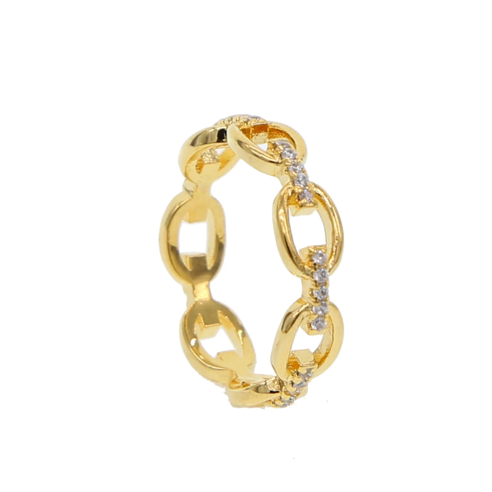 2018 new arrival gold color delicate ring size 7 for women mens high quality sparkling cz link chain ring midi finger cz ring
2018 new arrival gold color delicate ring size 7 for women mens high quality sparkling cz link chain ring midi finger cz ring