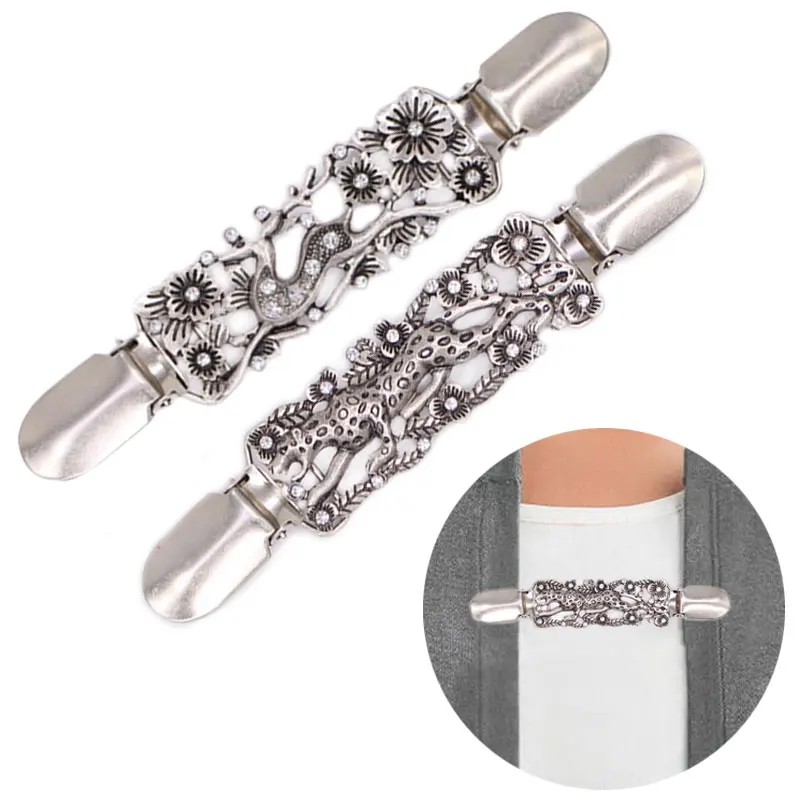 Cardigan Clip Sweater Shawl Clips Keeper Collar Duck-mouth Plated Metal Clip Holder Garters Accessories Jewelry Christmas Gift
Cardigan Clip Sweater Shawl Clips Keeper Collar Duck-mouth Plated Metal Clip Holder Garters Accessories Jewelry Christmas Gift