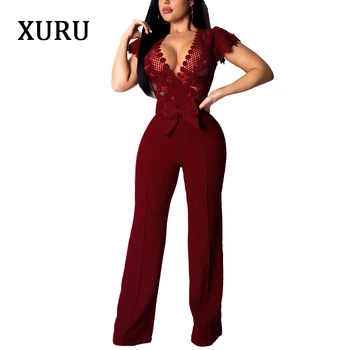 XURU New Hot Spring Jumpsuit Short Sleeve Sexy Lace Jumpsuit Women's Workwear Bodysuit
XURU New Hot Spring Jumpsuit Short Sleeve Sexy Lace Jumpsuit Women's Workwear Bodysuit