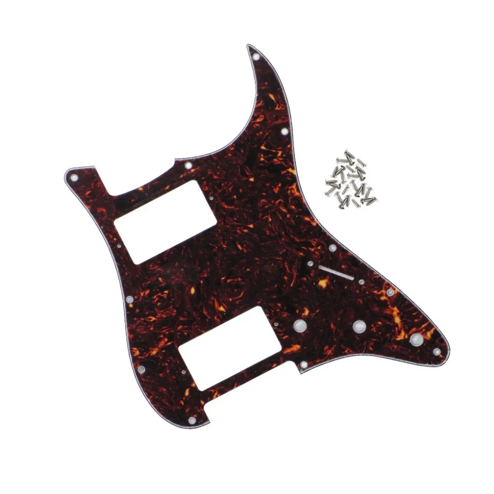 4Ply Brown Tortoise Shell Guitar Pickguard 11 Holes ST Guitar Pickguard HH for FD Strat Guitar
4Ply Brown Tortoise Shell Guitar Pickguard 11 Holes ST Guitar Pickguard HH for FD Strat Guitar