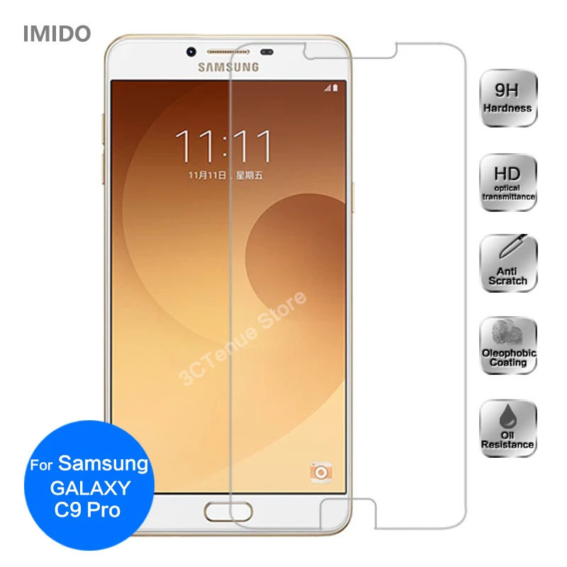 9H Premium Glass Film For Samsung GALAXY C9 Pro Front Tempered Glass Screen Protector Cover On C 9 Pro SM-C9000 C9000
9H Premium Glass Film For Samsung GALAXY C9 Pro Front Tempered Glass Screen Protector Cover On C 9 Pro SM-C9000 C9000