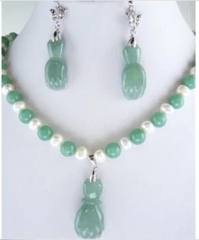 Free shipping $wholesale_jewelry_wig$ 7-8mm Natural White Freshwater Akoya Pearl Green stone Necklace Bracelet Earrings
Free shipping $wholesale_jewelry_wig$ 7-8mm Natural White Freshwater Akoya Pearl Green stone Necklace Bracelet Earrings