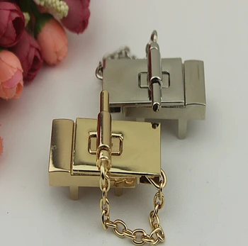 2 kinds of color rectangular chain lock handbags hardware accessories kit lock latch twist lock decorative lock + free shipping
2 kinds of color rectangular chain lock handbags hardware accessories kit lock latch twist lock decorative lock + free shipping