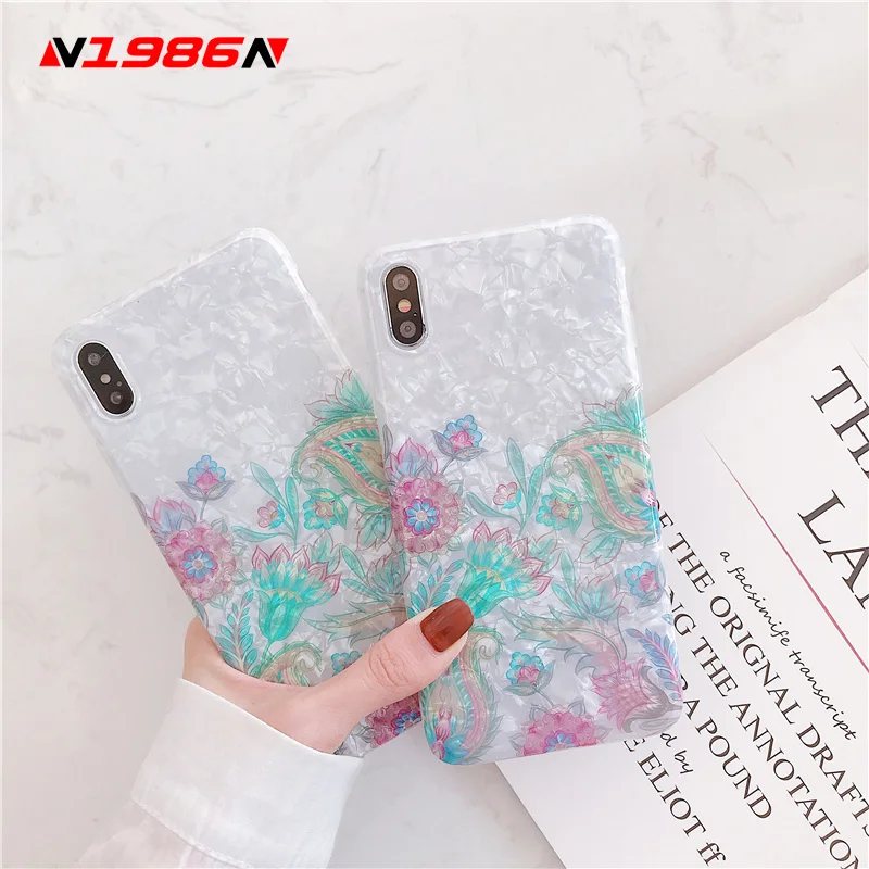 N1986N Dream Shell Pattern Phone Case For iPhone 6 6s 7 8 Plus X XR XS Max Fashion Mandala Flower Soft IMD For iPhone X Cover
N1986N Dream Shell Pattern Phone Case For iPhone 6 6s 7 8 Plus X XR XS Max Fashion Mandala Flower Soft IMD For iPhone X Cover