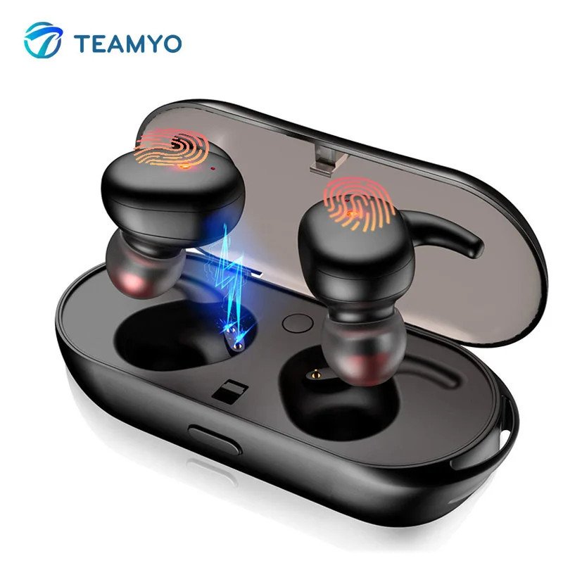 TEAMYO TWS Bluetooth 5.0 Earphones Mini Earbuds Ture Wireless Stereo Earbuds Touch Control Sport Headset in Ear Earphone
TEAMYO TWS Bluetooth 5.0 Earphones Mini Earbuds Ture Wireless Stereo Earbuds Touch Control Sport Headset in Ear Earphone