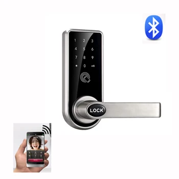 Phone App Control Bluetooth Smart Door Locks keypad code unlock for hotel office Home with Mechanical Keys
Phone App Control Bluetooth Smart Door Locks keypad code unlock for hotel office Home with Mechanical Keys