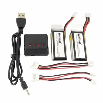2PCS 3.7V 350mah lithium Battery With Balanced Charger And Charge Conversion line For UDI U818A WiFi FPV U845A U945 WiFi
2PCS 3.7V 350mah lithium Battery With Balanced Charger And Charge Conversion line For UDI U818A WiFi FPV U845A U945 WiFi