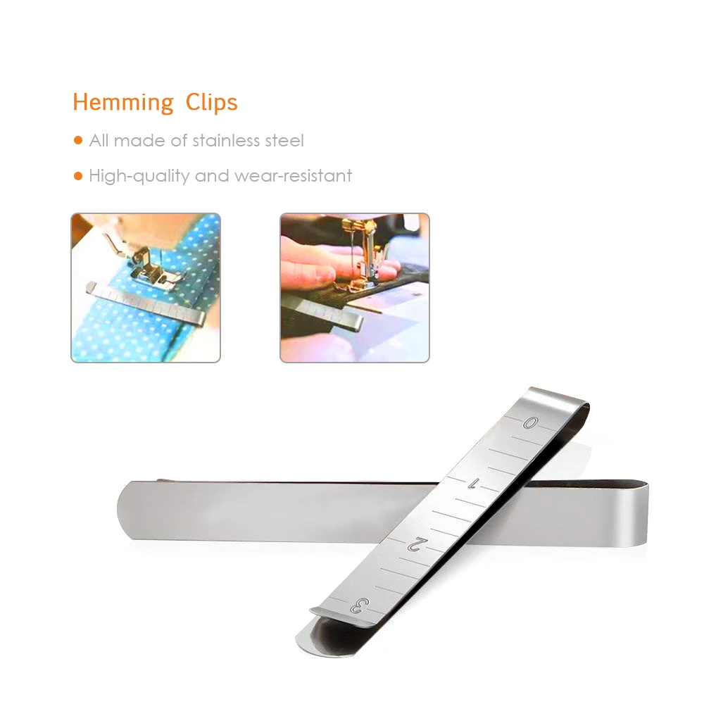 Quilting Clips 20pcs 3 inches Stainless Steel Measurement Ruler Hemming Clip Sewing Clip Quilting Supplies For Clips Pinning
Quilting Clips 20pcs 3 inches Stainless Steel Measurement Ruler Hemming Clip Sewing Clip Quilting Supplies For Clips Pinning