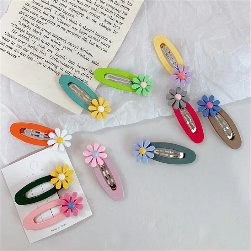Women Girls Cute Daisies Flower Chic Candy Color Korean Style Hair Clips Hair Accessories Children Lovely BB Barrettes Headwear
Women Girls Cute Daisies Flower Chic Candy Color Korean Style Hair Clips Hair Accessories Children Lovely BB Barrettes Headwear
