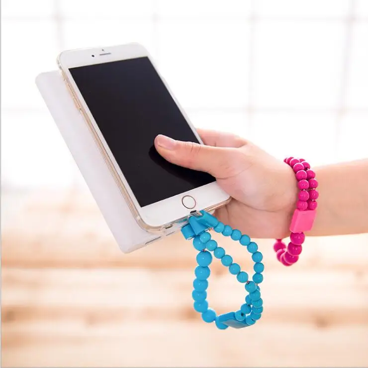 fashion Charging bracelet USB data synchronous charging cable bead bracelet charger Apple and Samsung dual-use
fashion Charging bracelet USB data synchronous charging cable bead bracelet charger Apple and Samsung dual-use