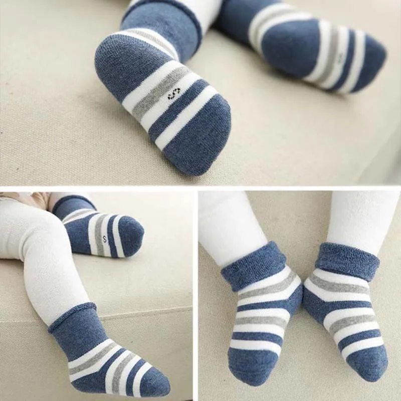 3 Pair Baby Girl Boy Socks Newborn Infant Toddlers Socks Winter Warm Soft Baby Socks Striped Children's Kids Cotton Thicken Sock
3 Pair Baby Girl Boy Socks Newborn Infant Toddlers Socks Winter Warm Soft Baby Socks Striped Children's Kids Cotton Thicken Sock