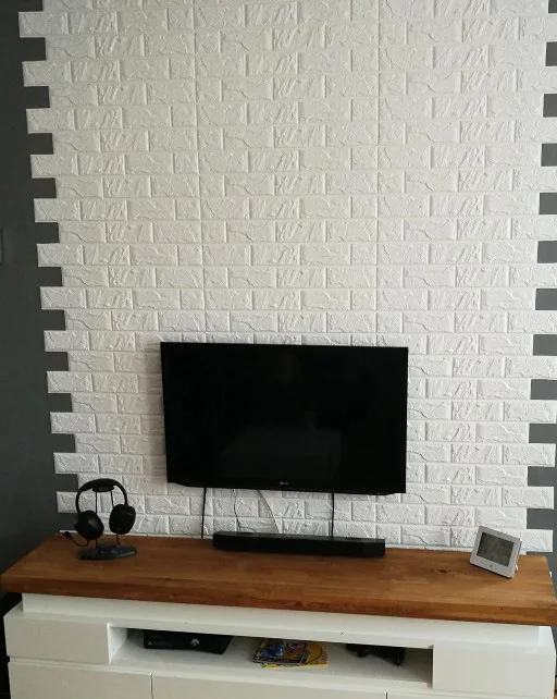 3D DIY Decor Home Brick Wall Stickers Living Room Waterproof Foam Room Adhesive Wallpaper Art 60*60cm Made Decals For Kitchen
3D DIY Decor Home Brick Wall Stickers Living Room Waterproof Foam Room Adhesive Wallpaper Art 60*60cm Made Decals For Kitchen