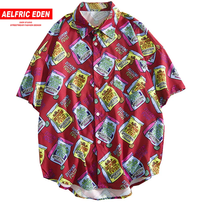 Aelfric Eden Letter Print Fashion Short Sleeve Shirt Men Women Casual Shirts 2019 Summer Hip Hop Streetwear Hawaiian Beachwear
Aelfric Eden Letter Print Fashion Short Sleeve Shirt Men Women Casual Shirts 2019 Summer Hip Hop Streetwear Hawaiian Beachwear