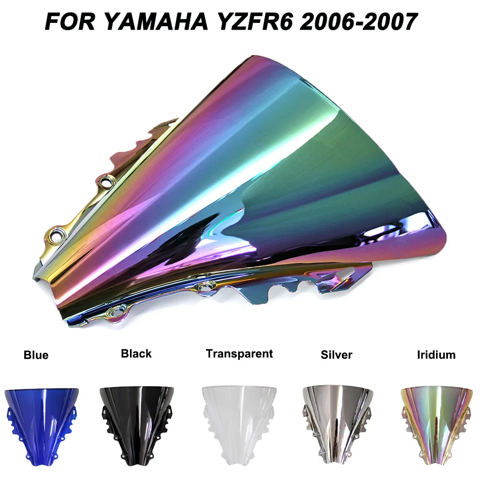 Motorcycle Motorbike Windshield Double Bubble Windscreen Wind Deflectors For Yamaha YZFR6 YZF R6 yzf r6 2006-2007 2006 2007
Motorcycle Motorbike Windshield Double Bubble Windscreen Wind Deflectors For Yamaha YZFR6 YZF R6 yzf r6 2006-2007 2006 2007