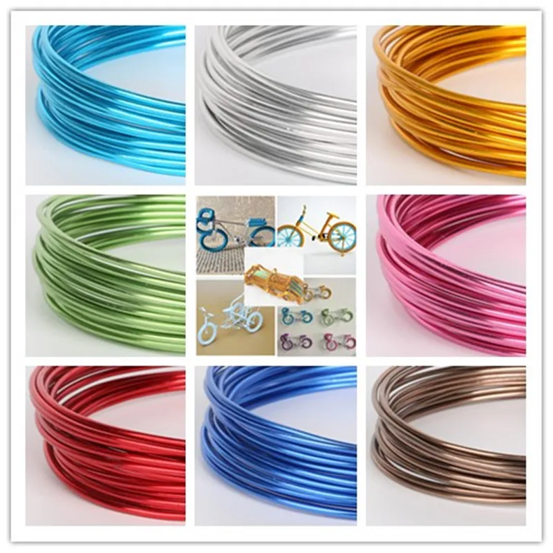 Hot Sale 5Meters Anadized Aluminum Wire (12 gauge) Versatile Painted Soft Metal Wire DIY Hand Made Craft Supplies for Jewelry
Hot Sale 5Meters Anadized Aluminum Wire (12 gauge) Versatile Painted Soft Metal Wire DIY Hand Made Craft Supplies for Jewelry