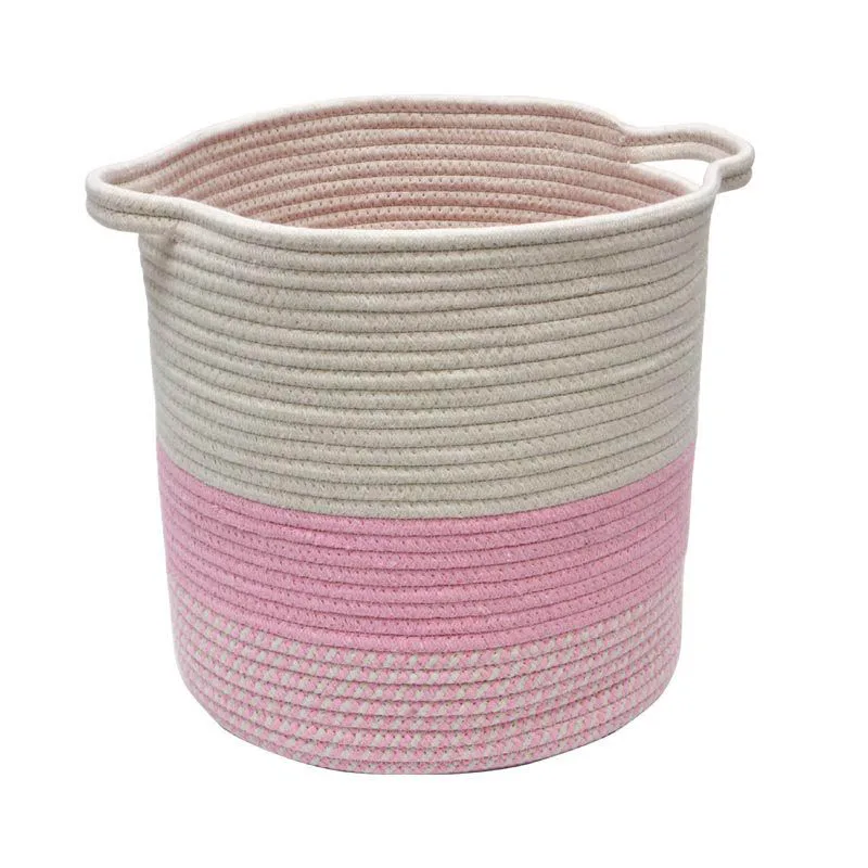 Cotton Rope Storage Basket Kid Toys Basket Large Small Dirty Clothes Sundries Storage Bin Organizer Handle Laundry Hamper
Cotton Rope Storage Basket Kid Toys Basket Large Small Dirty Clothes Sundries Storage Bin Organizer Handle Laundry Hamper