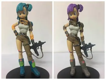 Dragon Ball Young Ver. Bulma Action Figure 1/8 scale Blue Hair & Purple Hair Buruma PVC figure Toys Brinquedos Anime 20CM 
Dragon Ball Young Ver. Bulma Action Figure 1/8 scale Blue Hair & Purple Hair Buruma PVC figure Toys Brinquedos Anime 20CM