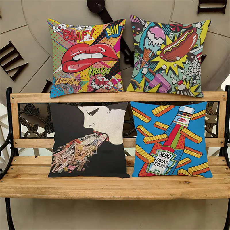 Creative personality pop art Cushion Cover for safe Pillow Case 45x45 Home Decorative Throw Pillow Cover Car BZ-186
Creative personality pop art Cushion Cover for safe Pillow Case 45x45 Home Decorative Throw Pillow Cover Car BZ-186