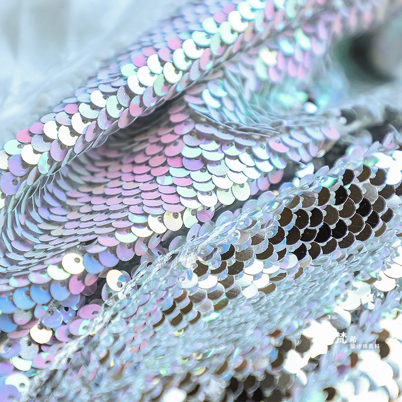 double-sided metal felt texture small Sequins Fabric Fish Scales Latin Dance Dress Material by yard Mermaid Style
double-sided metal felt texture small Sequins Fabric Fish Scales Latin Dance Dress Material by yard Mermaid Style