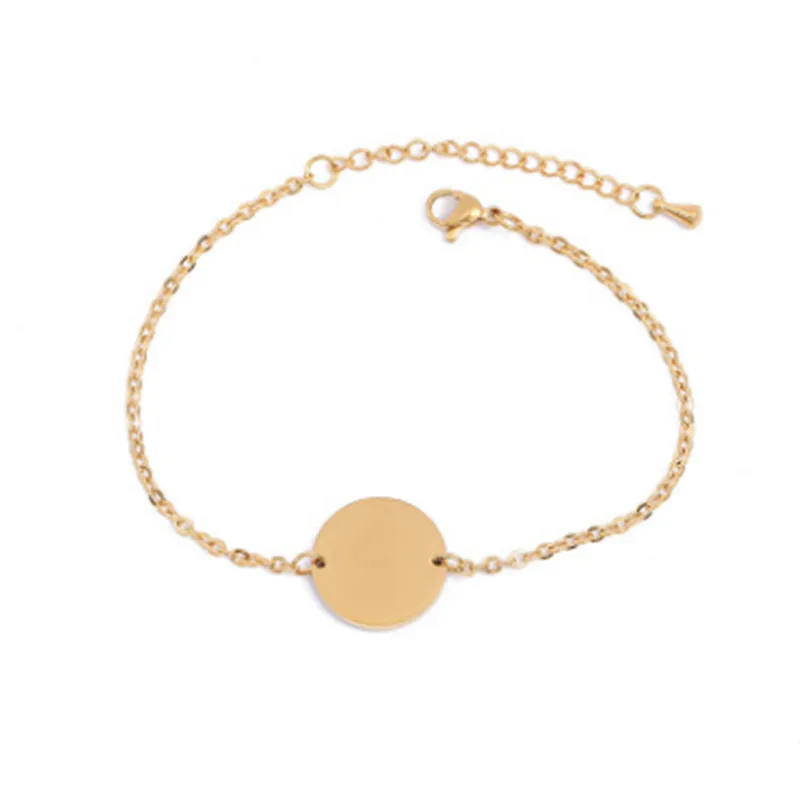 New Minimalism Brushed Round Circle Bracelet Gold Color Disc Coin Bracelets Stainless Steel Geometric Delicate Dot Gifts
New Minimalism Brushed Round Circle Bracelet Gold Color Disc Coin Bracelets Stainless Steel Geometric Delicate Dot Gifts