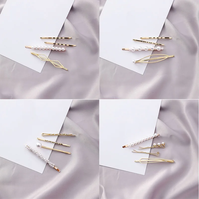 4Pcs Pearl Hairgrip Women Hair Clips Hairpins Barrette Headwear Hair Pins Hairs Styling Tools Accessories
4Pcs Pearl Hairgrip Women Hair Clips Hairpins Barrette Headwear Hair Pins Hairs Styling Tools Accessories