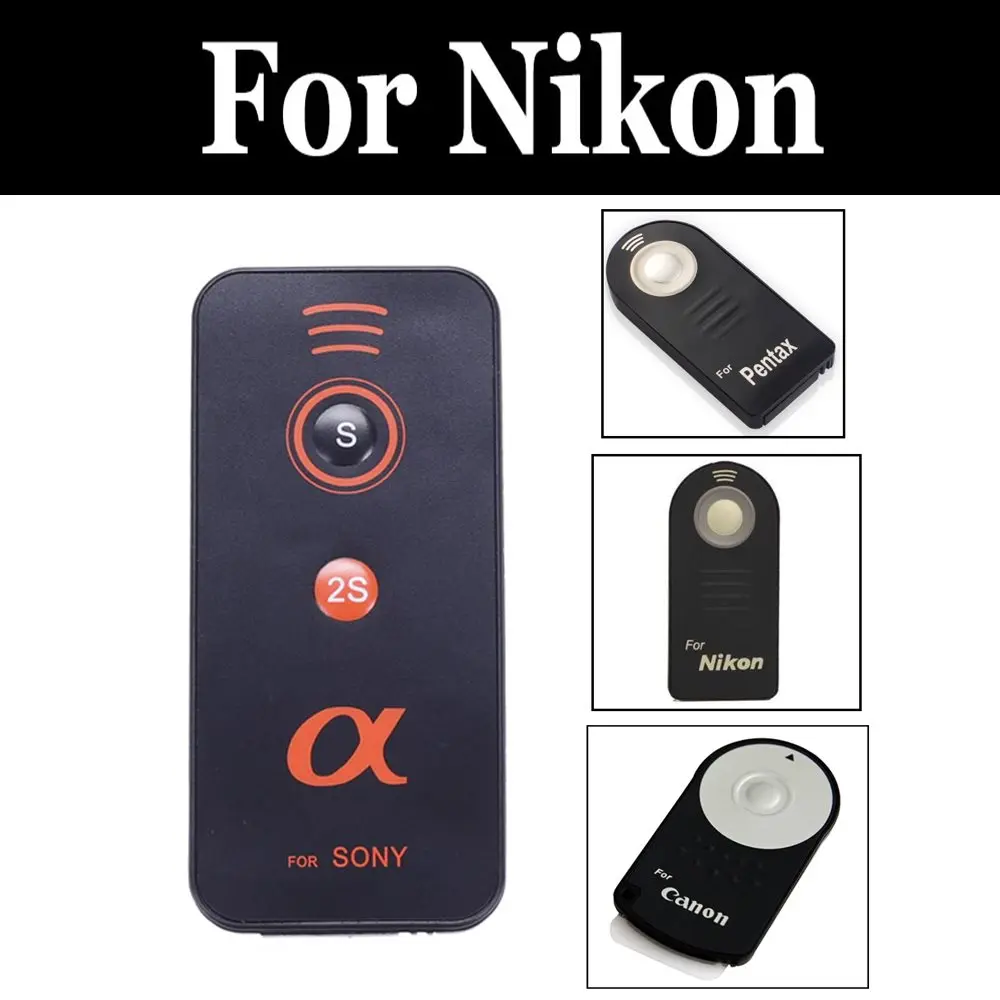 Camera Shutter Ir Infrared Wireless Remote Control Release For nikon Coolpix P600 P610 P7000 P7100 P7700 P7800 P900 S01 S02 S100 |