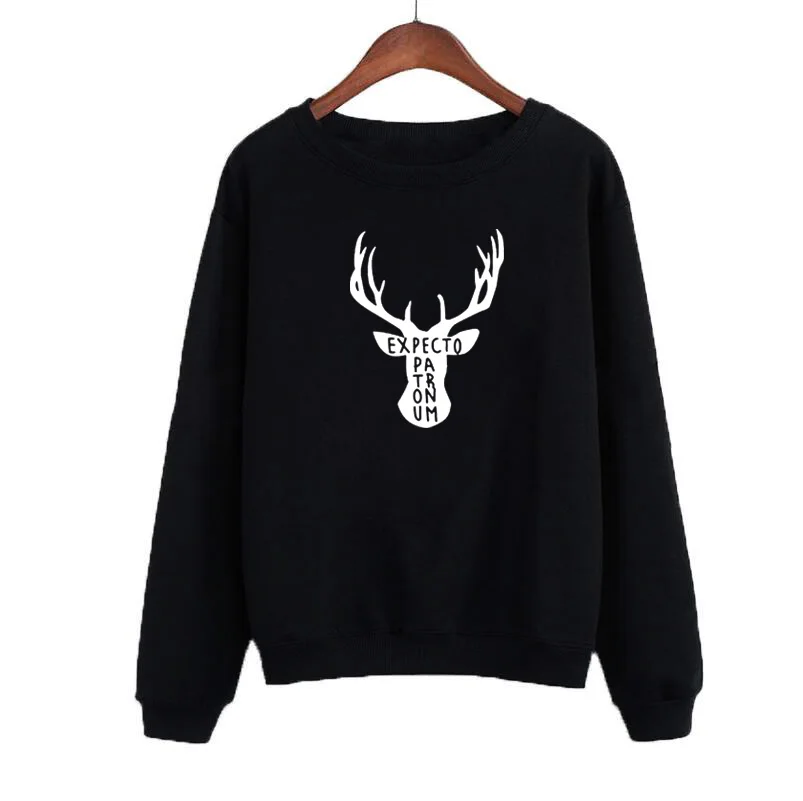 Womens Tops Expecto Patronum Sayings Fashion Hoodies Black White Christmas Harajuku Deer Graphic Printing Crewneck Sweatshirt
Womens Tops Expecto Patronum Sayings Fashion Hoodies Black White Christmas Harajuku Deer Graphic Printing Crewneck Sweatshirt