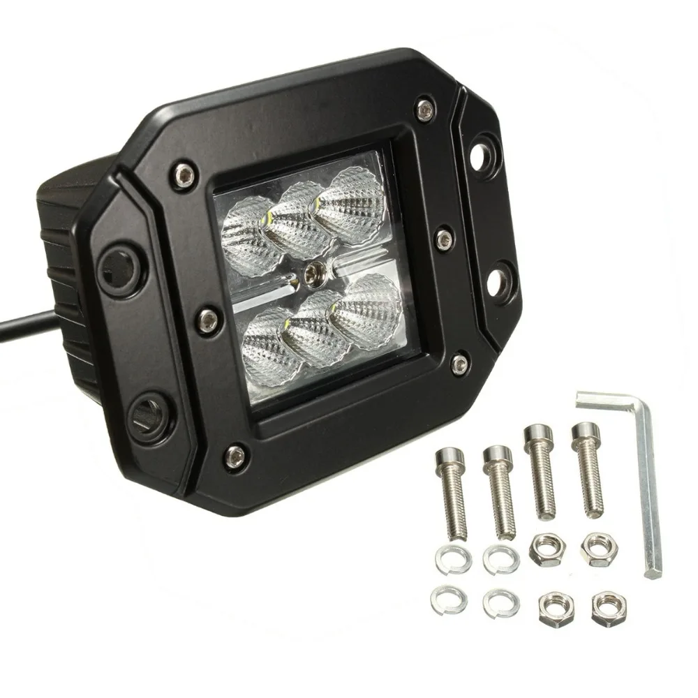 ECAHAYAKU 1pcs 4" Led Pods Flush Mount 18w Led Work Light Led Driving Light Off-road Offroad Truck Auto SUV 4WD 4X4 Fog Lamp 12V
ECAHAYAKU 1pcs 4" Led Pods Flush Mount 18w Led Work Light Led Driving Light Off-road Offroad Truck Auto SUV 4WD 4X4 Fog Lamp 12V