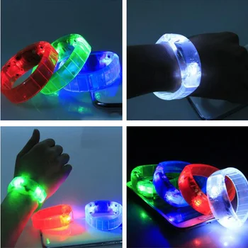 50pcs Voice Control LED Bracelet Sound Activated Flashing Bracelet Wristband for Night Pub Bar Disco Party Activity DHL
50pcs Voice Control LED Bracelet Sound Activated Flashing Bracelet Wristband for Night Pub Bar Disco Party Activity DHL