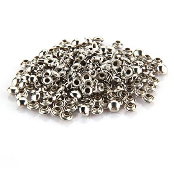 100pcs Punk Spikes Studs Round Flat Rapid Mushroom Decorative Rivets DIY Set 7mm For Clothes Clothing Bag Shoes Leather
100pcs Punk Spikes Studs Round Flat Rapid Mushroom Decorative Rivets DIY Set 7mm For Clothes Clothing Bag Shoes Leather