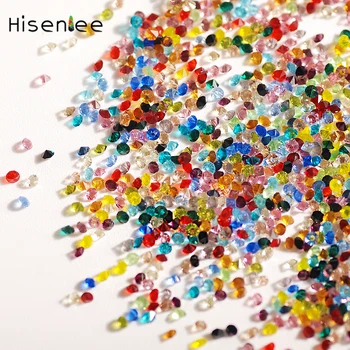 2880pcs/Pack 1.1mm Mini Tiny Transparent Crystal Non Hotfix Glass Shinny Diamonds 3D Micro Nail Art Decoration Gems
2880pcs/Pack 1.1mm Mini Tiny Transparent Crystal Non Hotfix Glass Shinny Diamonds 3D Micro Nail Art Decoration Gems