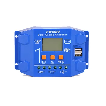 30A/20A/10A 12V 24V Auto Solar Charge Controller PWM Controllers LCD Dual USB 5V Output Panel PV Regulator
30A/20A/10A 12V 24V Auto Solar Charge Controller PWM Controllers LCD Dual USB 5V Output Panel PV Regulator