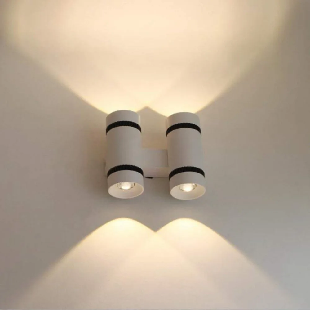 

Wall Lights Modern Aluminum 4W Up Down LED Wall Lights Wall Lamp Wall Sconce Hallway Bedroom KTV Indoor Lighting Multiple Colo