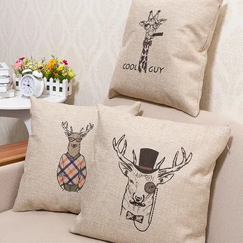 New arrival Zakka 1Pcs Cute Animal print household sofa cotton linen pillow cover/car cushion cover/bedding decoration/43cm*43cm
New arrival Zakka 1Pcs Cute Animal print household sofa cotton linen pillow cover/car cushion cover/bedding decoration/43cm*43cm