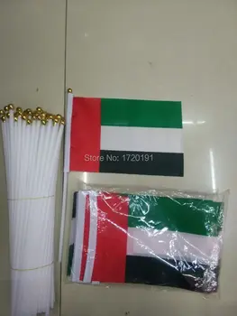 100 PCS/ lot Promotion Wholesale allSme UAE Hand Waving National Flag 14*21cm #8 Polyester Flag
100 PCS/ lot Promotion Wholesale allSme UAE Hand Waving National Flag 14*21cm #8 Polyester Flag