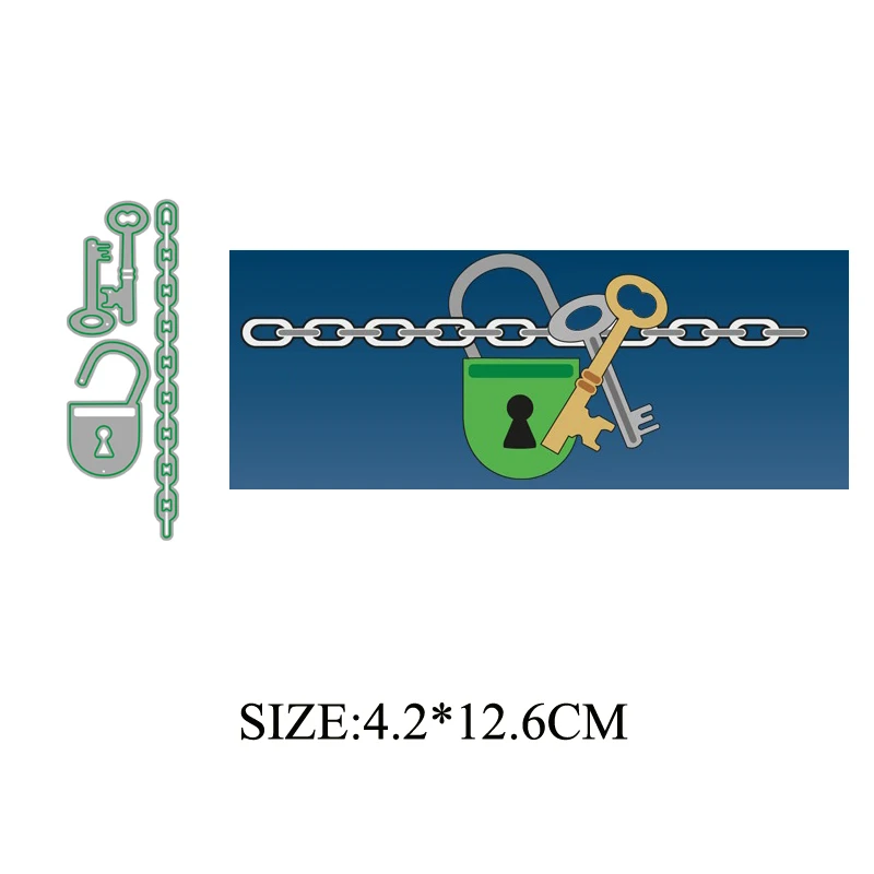 Keys & Lock Metal Cutting Dies Stencils for DIY Scrapbooking Craft Paper Card Decorative Embossing Die Cuts
Keys & Lock Metal Cutting Dies Stencils for DIY Scrapbooking Craft Paper Card Decorative Embossing Die Cuts