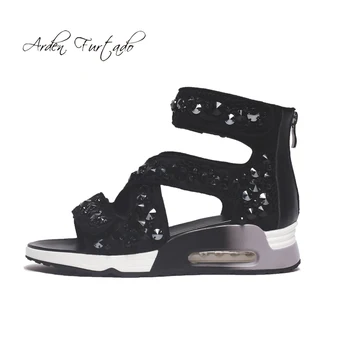 2018 summer flat platform genuine leather cover heels zipper sandals shoes for woman wedges bling bling rivets casual shoes lady
2018 summer flat platform genuine leather cover heels zipper sandals shoes for woman wedges bling bling rivets casual shoes lady